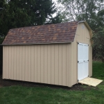 Wonder Lake Il 12x16 Barn with custom roof shingle to match house